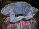 Colerette dentelle irisée